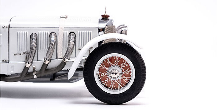 1:18 CMC 1930 Mercedes-Benz SSKL white M-190