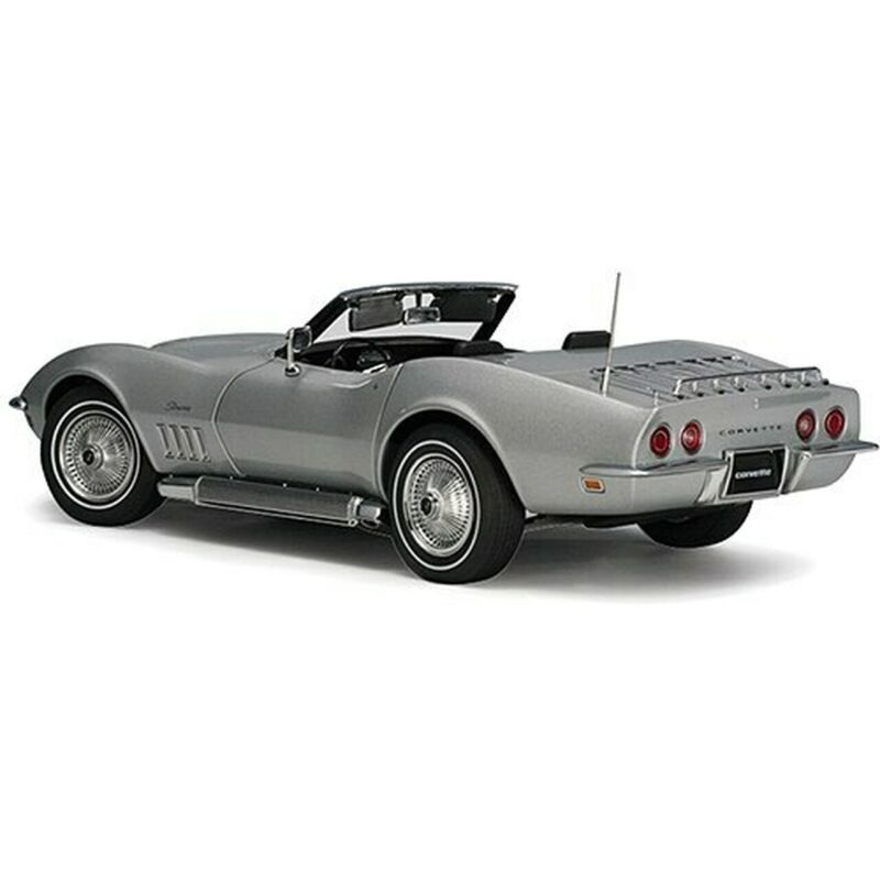 AUTOart 1/18 Chevrolet CORVETTE 1969 71162 Cortez SILVER Convertible Auto Art