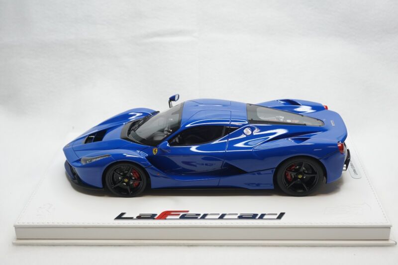 1/18 BBR FERRARI LAFERRARI AZZURRO DINO DELUXE WHITE LEATHER limited 10pcs