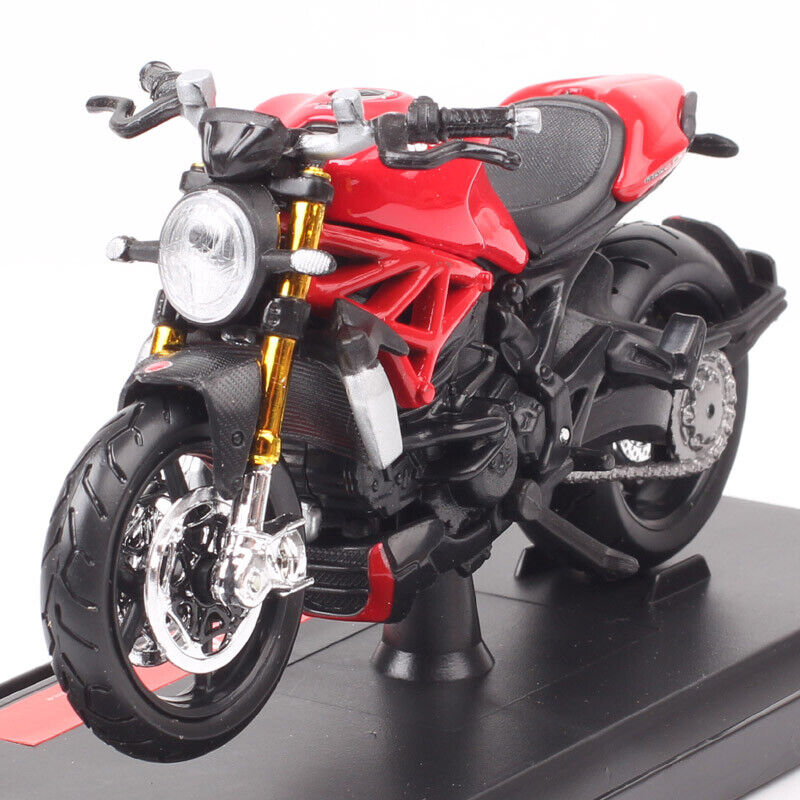 Maisto 1:18 Scale Ducati Monster 1200S Motorcycle Diecast Model Bike Toy Red