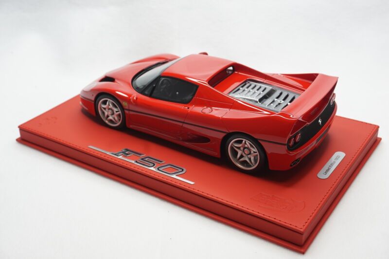 1/18 BBR FERRARI F50 COUPE ROSSO CORSA DELUXE RED LEATHER limited 20pcs