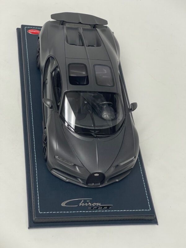 1/18 MR Collection Bugatti Chiron Sport "La Noire" Leather Base IN STOCK $889.95 ModelCarsHub