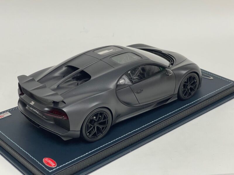 1/18 MR Collection Bugatti Chiron Sport "La Noire" Leather Base IN STOCK $889.95 ModelCarsHub