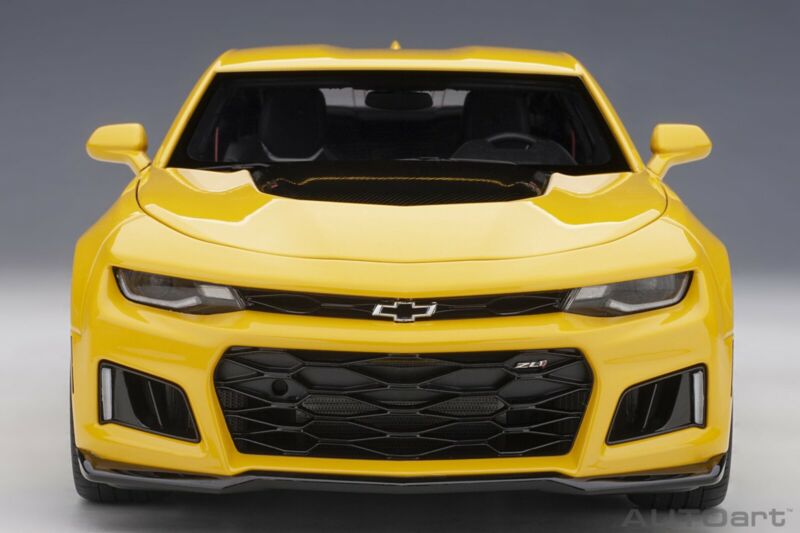 Autoart Chevrolet Camaro ZL1 2017 Bright Yellow in 1/18 Scale New Release!