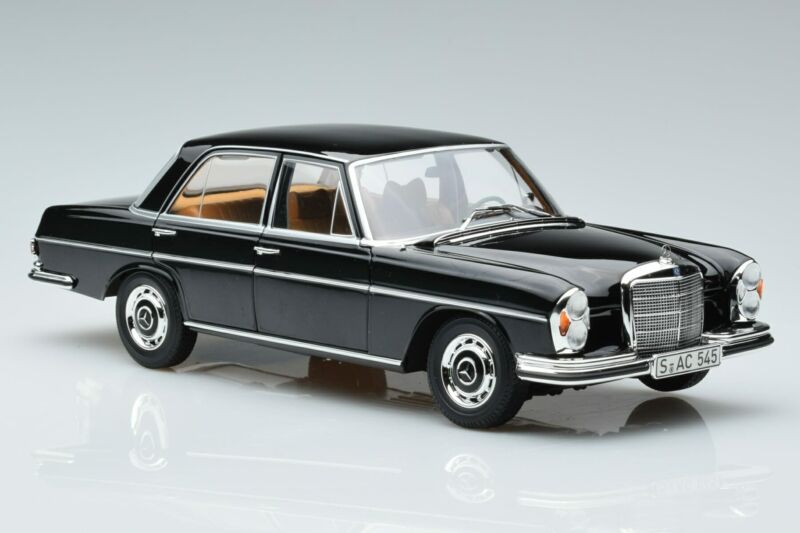 Mercedes 280 SE W108 Black Norev 1/18