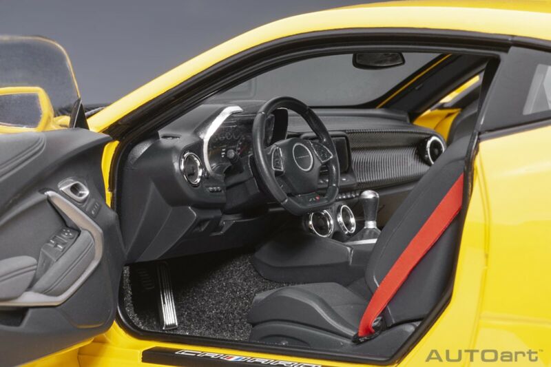 Autoart Chevrolet Camaro ZL1 2017 Bright Yellow in 1/18 Scale New Release!