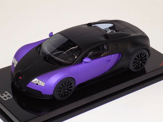 1/18 MR Collection Bugatti Veyron 16.4 Black and Purple on Carbon Fiber Base $929.95 ModelCarsHub