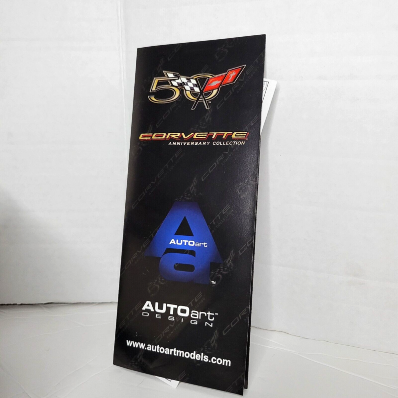 AUTOart 2002 Chevrolet Corvette Indy 500 Pace Car 50th Anniversary Ruby Red New