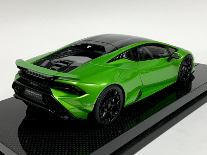1/18 MR Collection Lamborghini Huracan Tecnica Green Lambo054B Carbon Base $929.95 ModelCarsHub