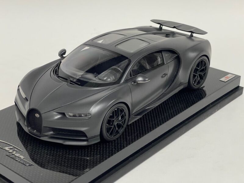 1/18 MR Collection Bugatti Chiron Sport "La Noire" Carbon Base IN STOCK $1007.95 ModelCarsHub