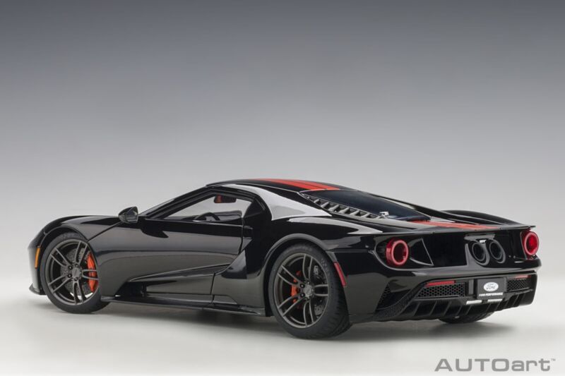 1/18 AutoArt Ford GT 2017 Shadow Black Orange Stripes 1/18 AutoArt Ford GT 2017 Shadow Black Orange Stripes Model Car AutoArt# 72945 ${sh$op-name} $369.99