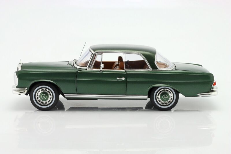 MERCEDES-BENZ 250 SE Coupe (W111) 1969 Green metallic L.E.1/1000 - 1/18 - NOREV