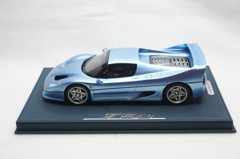 1/18 BBR FERRARI F50 COUPE AZZURRO CALIFORNIA DELUXE BLUE LEATHER limited 10pcs