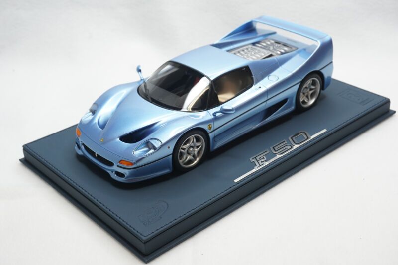 1/18 BBR FERRARI F50 COUPE AZZURRO CALIFORNIA DELUXE BLUE LEATHER limited 10pcs