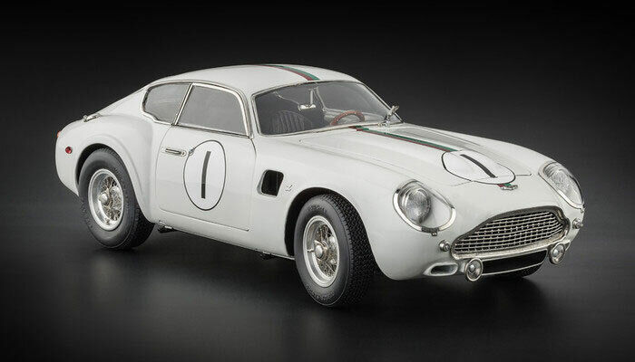 1:18 CMC 1961 Aston Martin DB4 Zagato LeMans #1 Kerguen Dewez CMC139