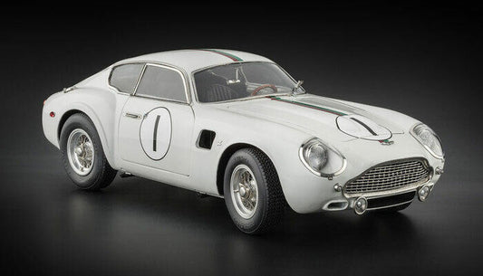 1:18 CMC 1961 Aston Martin DB4 Zagato LeMans #1 Kerguen Dewez CMC139