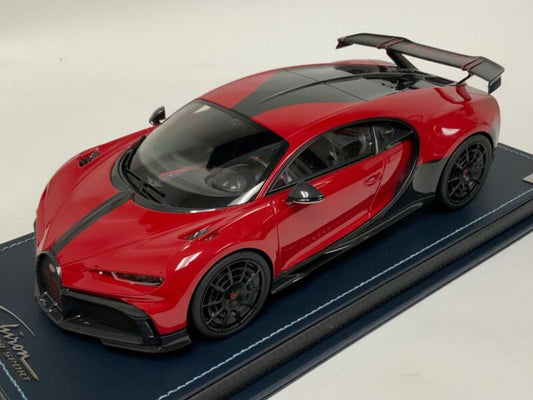 1/18 MR Collection Bugatti Chiron Pur Sport Italian Red Leather Base $852.95 ModelCarsHub