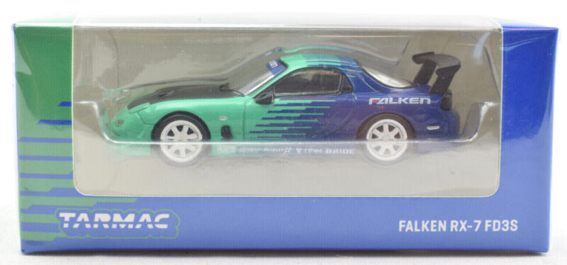 Tarmac Works GLOBAL64 "Falken" Mazda RX-7 FD3S 1:64 Scale Diecast Car
