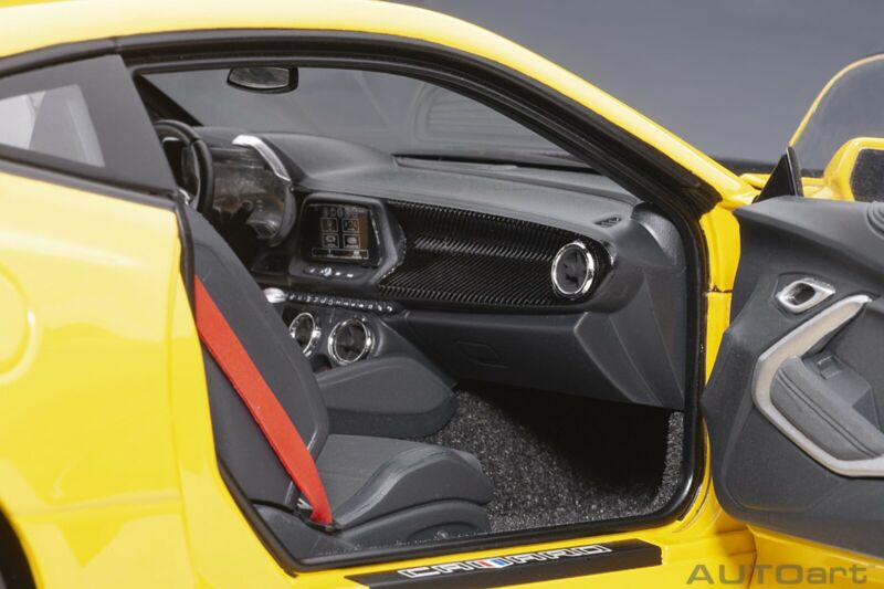 Autoart Chevrolet Camaro ZL1 2017 Bright Yellow in 1/18 Scale New Release!