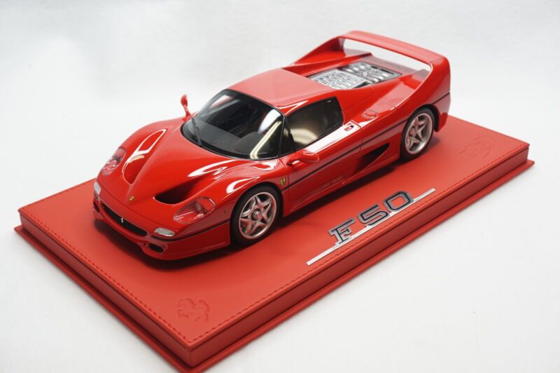 1/18 BBR FERRARI F50 COUPE ROSSO CORSA DELUXE RED LEATHER limited 20pcs