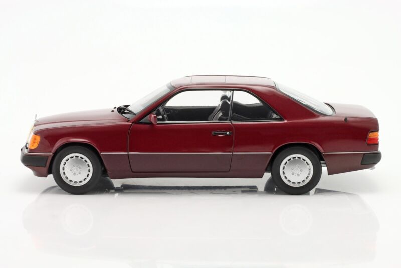 MERCEDES-BENZ 300 CE-24 COUPE (C124) 1988-1992 Almadine Red - 1/18 - NOREV