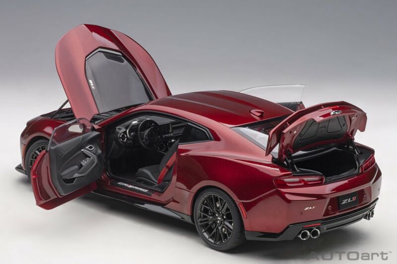 Autoart Chevrolet Camaro ZL1 2017 Garmet Red Tintcoat 1/18 Scale New Release!