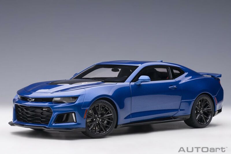 Autoart Chevrolet Camaro ZL1 2017 Hyper Blue Metallic 1/18 Scale New Release!