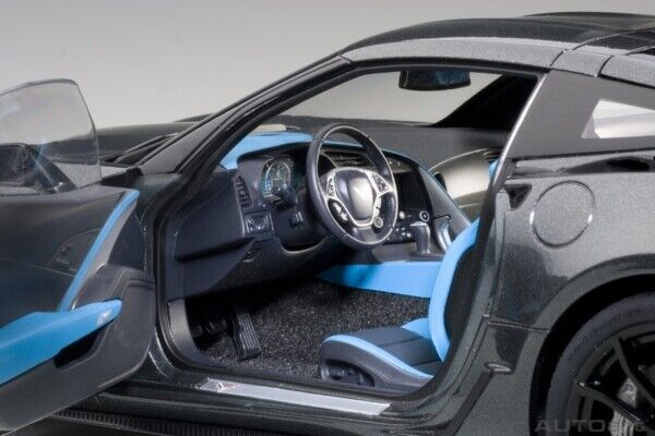 Autoart Chevrolet Corvette C7 Grand Sport Watkins Glen Grey Metallic 1/18 Scale