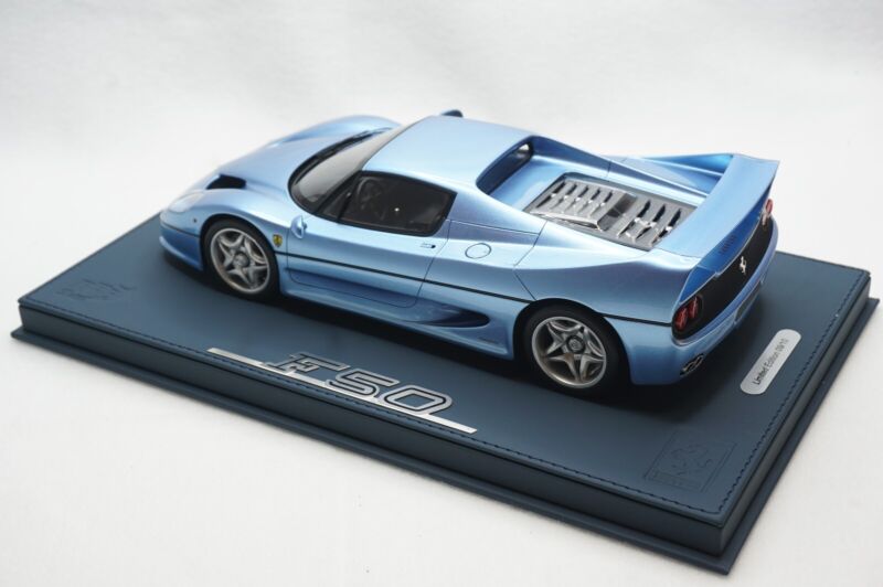 1/18 BBR FERRARI F50 COUPE AZZURRO CALIFORNIA DELUXE BLUE LEATHER limited 10pcs