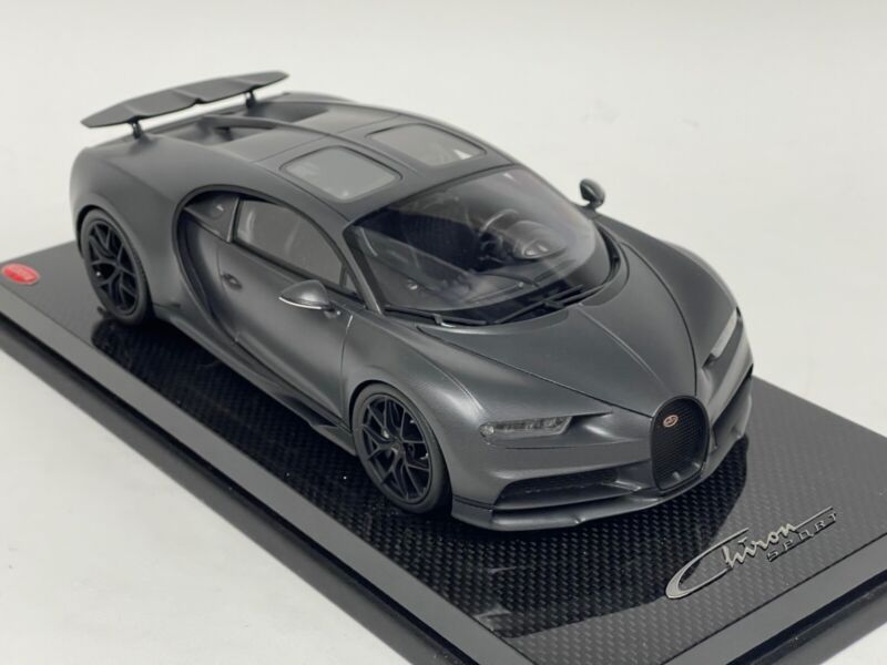1/18 MR Collection Bugatti Chiron Sport "La Noire" Carbon Base IN STOCK $1007.95 ModelCarsHub