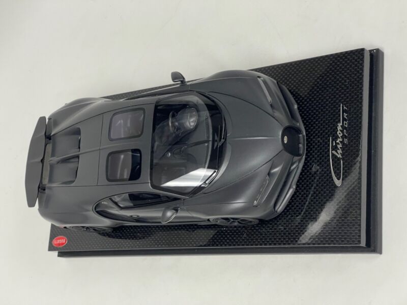 1/18 MR Collection Bugatti Chiron Sport "La Noire" Carbon Base IN STOCK $1007.95 ModelCarsHub