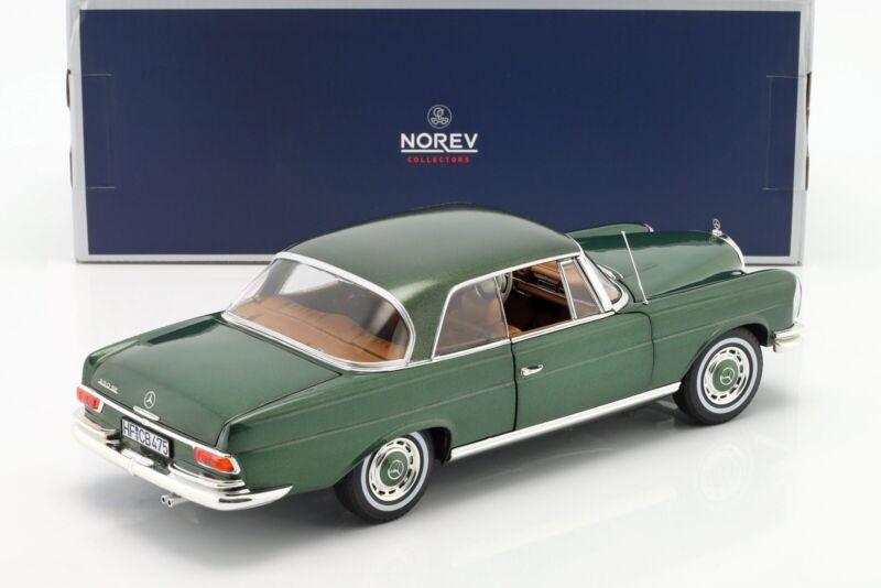 MERCEDES-BENZ 250 SE Coupe (W111) 1969 Green metallic L.E.1/1000 - 1/18 - NOREV