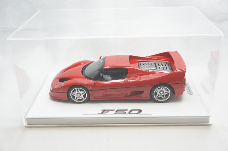 1/18 BBR FERRARI F50 COUPE ROSSO CORSA DELUXE WHITE LEATHER limited 20pcs