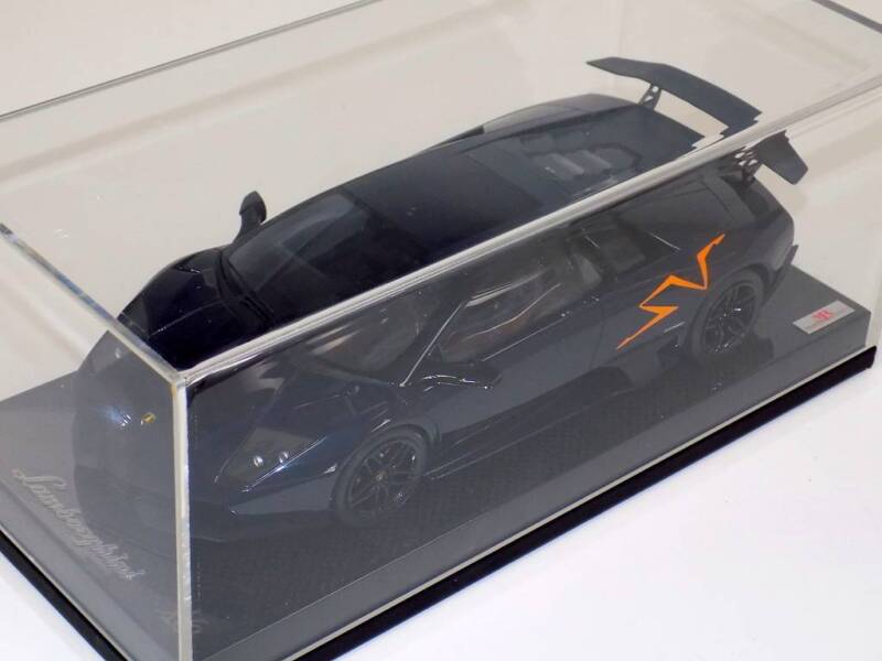 1/18 MR Collection Lamborghini Murcielago SV 670 Dark Blue Orange SV Carbon Base $1084.95 ModelCarsHub