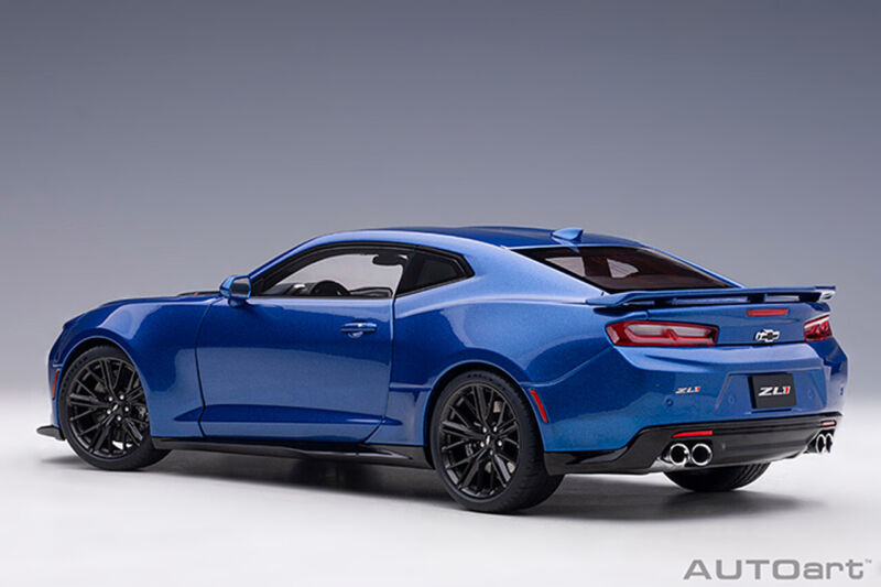 1/18 Chevrolet Camaro ZL1 Hyper Blue Metallic Model Car by AUTOart 71209 $335.95 $671.9 ModelCarsHub