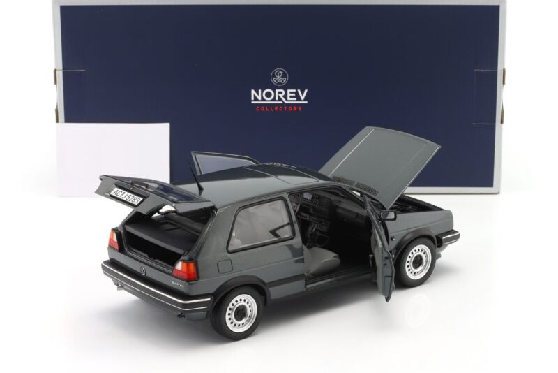 VOLKSWAGEN Golf CL 1988 Grey metallic - 1/18 - NOREV