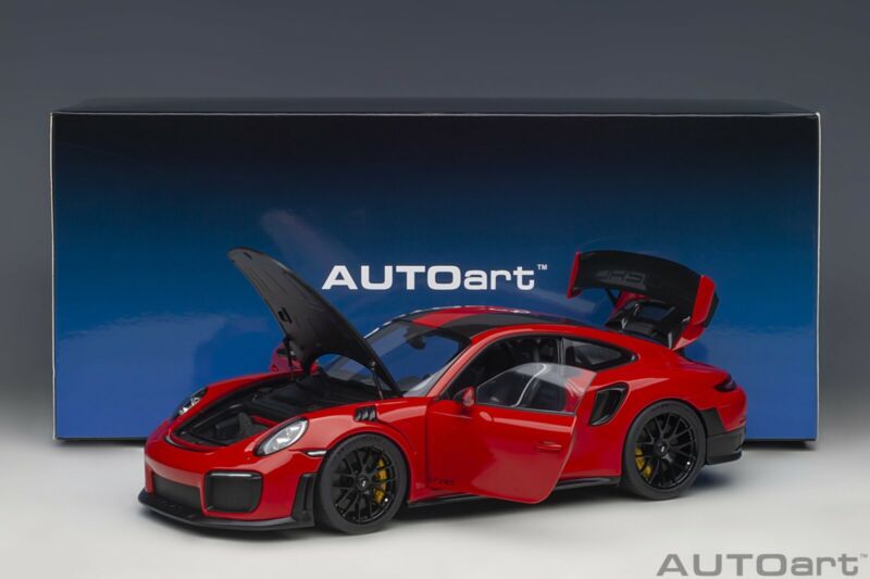 Autoart Porsche 911 (991.2) GT2 RS Weissach Package Guards Red 1/18 Sc