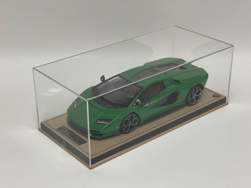 1/18 MR Collection Lamborghini Countach LPI 800-4 Medio Green Leather Base $868.95 ModelCarsHub