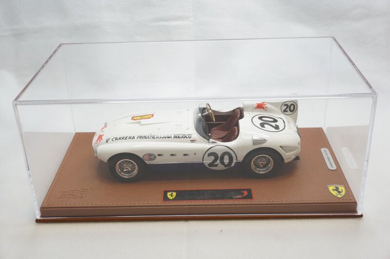 1/18 BBR FERRARI 340/375 MM PANAMERICANA BROWN LEATHER BASE limited 300pcs