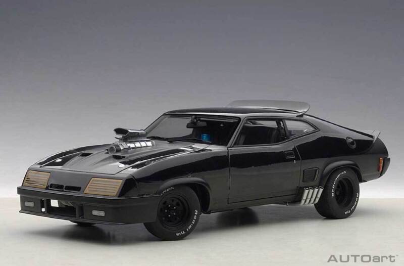 1/18 AutoArt Ford XB Falcon Tuned Version "Black Interceptor" Mad Max Black