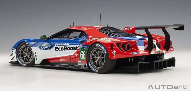 1/18 Autoart Ford Gt #66 Johnson/ Mucke/ Pla Le Mans 2016 81610 Manufacturer Brand: Autoart MPN: 81610 Color: Red White Blue with Graphic Material: Composite diecast with some plastic Scale Size: 1:18 Part Type: Collectible Cars Steerable wheels Rubber ti