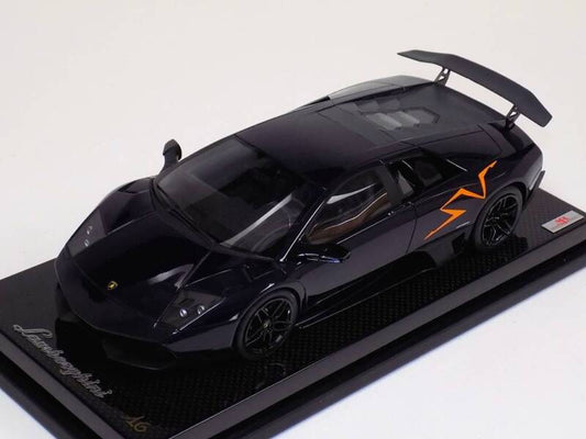 1/18 MR Collection Lamborghini Murcielago SV 670 Dark Blue Orange SV Carbon Base $1084.95 ModelCarsHub