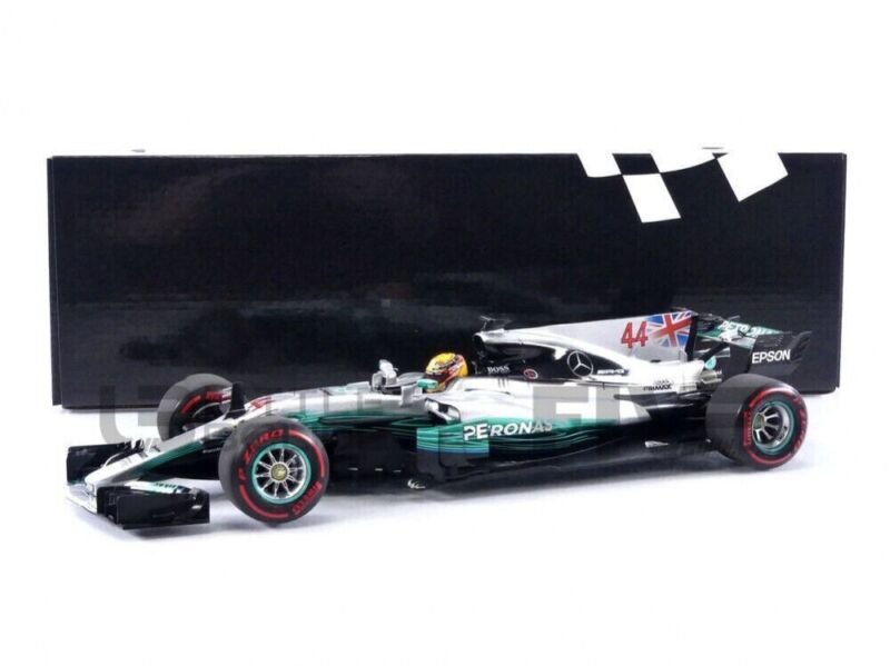 Lewis Hamilton Mercedes AMG W08 World Champion 2017 by Minichamps 1:18