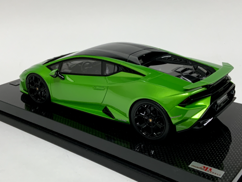 1/18 MR Collection Lamborghini Huracan Tecnica Green Lambo054B Carbon Base $929.95 ModelCarsHub