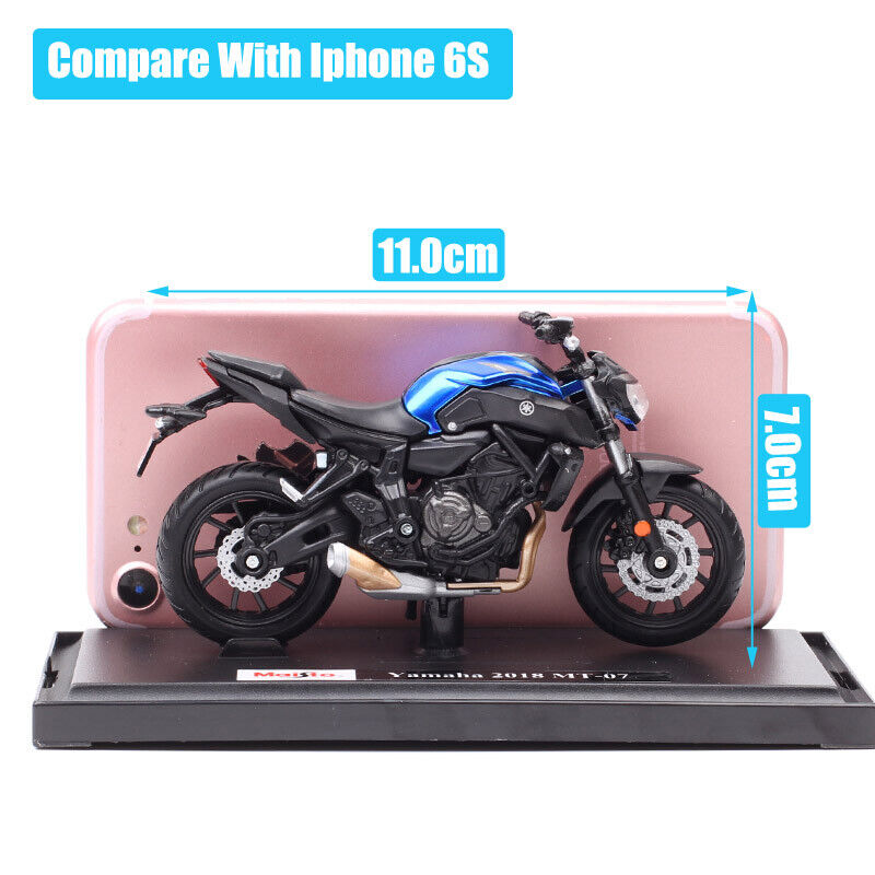 1:18 scale Maisto Yamaha MT-07 bike diecast motorcycle toy model 2018 Vehicles
