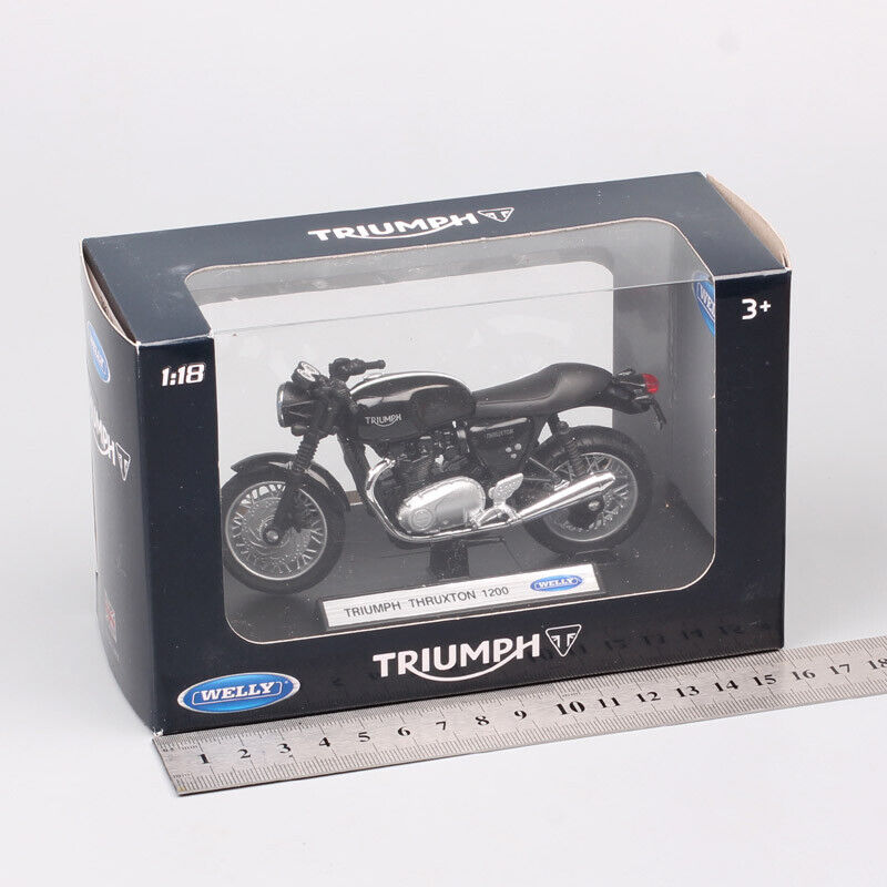 1/18 welly Triumph Thruxton 1200 cafe racer bike motorcycle diecast model toys