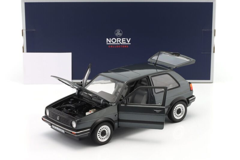 VOLKSWAGEN Golf CL 1988 Grey metallic - 1/18 - NOREV