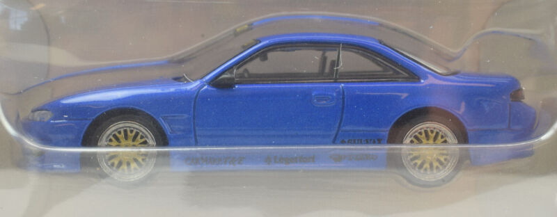 Tarmac Works GLOBAL64 Blue Metallic VERTEX Nissan Silvia S14 1:64 Scale Diecast Car