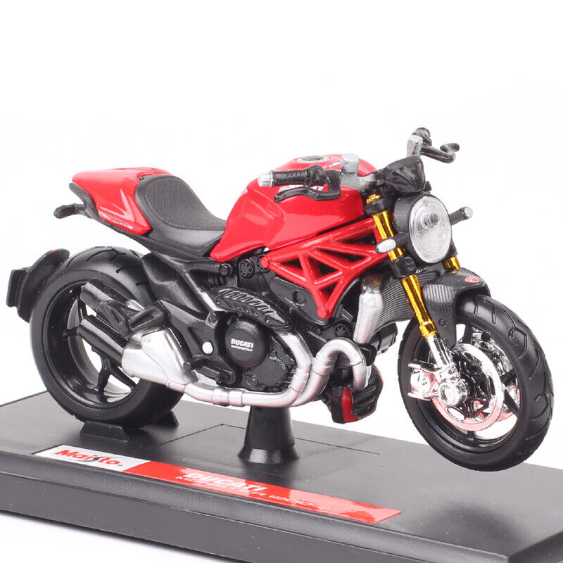 Maisto 1:18 Scale Ducati Monster 1200S Motorcycle Diecast Model Bike Toy Red