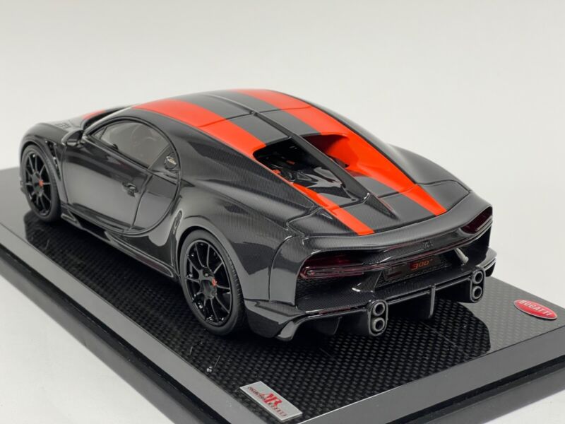 1/18 MR Collection Bugatti Chiron Super Sport 300+ MPH Carbon Base IN STOCK $1007.95 ModelCarsHub